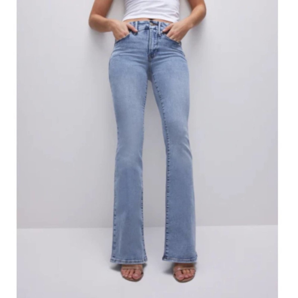 Good American Good Legs Flare Jeans 24